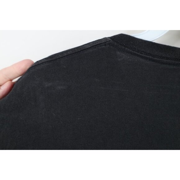 Vintage Y2K Harley Davidson Mens Medium Faded Satan Devil Motorcycle T-Shirt - Picture 9 of 14